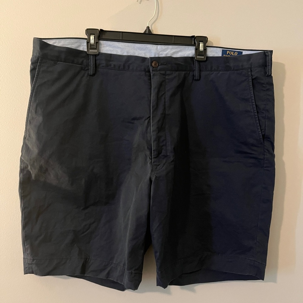 Ralph Lauren Blue Flat Front Shorts